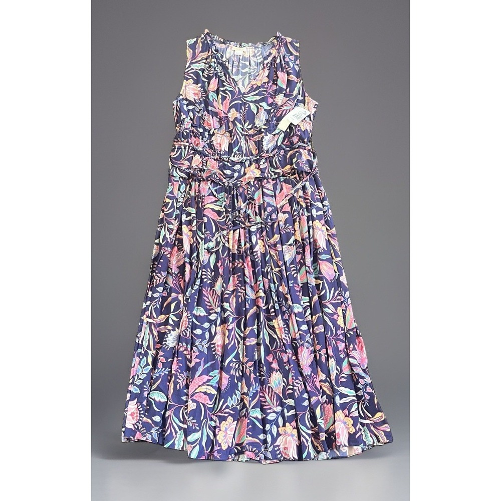 NWT-Shoshanna Jane Tiered Floral Midi-Dress Size 12 Sleeveless Day Dress ($550)